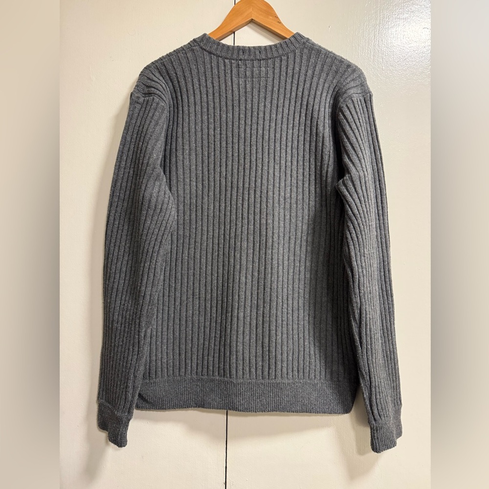 Neighborhood Gray Ribbed Sweater - Picture 2 of 5
